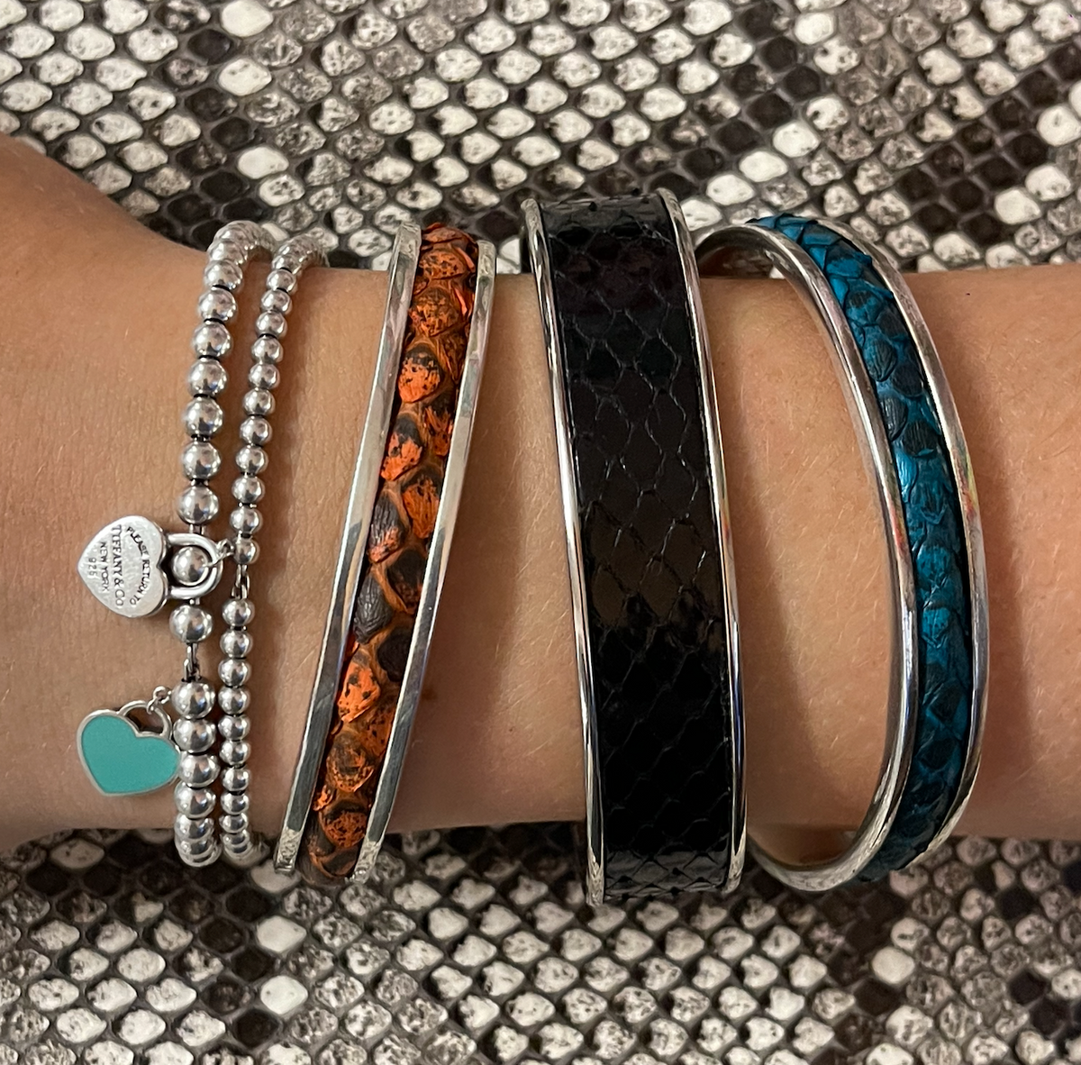 WHY I HUNT PYTHONS Sterling Silver Cuff By: Amy Siewe – A. JARON