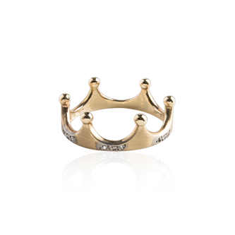 THE CROWN 18 イエローサイン入り TRF000076GOLD Full Crown (2.75″ height -4.5″ base diameter