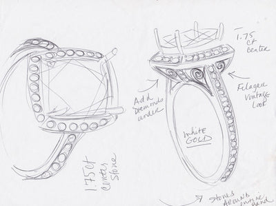 Celebration of LOVE - Custom Engagement Ring Design