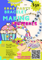 ERAS PARTY - Bracelet Making & Cupcakes Class