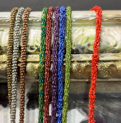 CAVIAR NECKLACES - Set of 3 - pick your colors