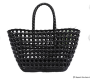 I LOVE NAPLES Rattan Tote