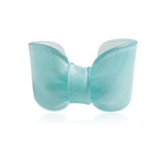 Aqua Sparkle Candy Ribbon Cuff