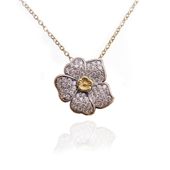 LUSH Enhancer Floral Pendant Necklace