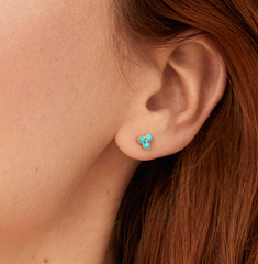Aurora Turquoise Stud Earrings