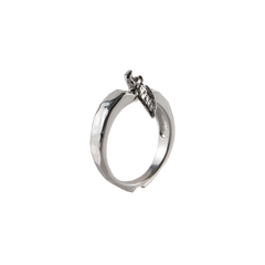 Sterling Silver Apple Ring