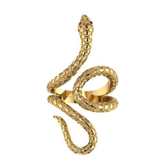 amanda jaron amy siewe snake ring python adjustable ring