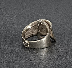 Warrior Ribbon Ring Sterling Silver
