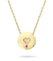 We love our Beach Sunsets Necklace - Reversible 14k Gold with Diamonds