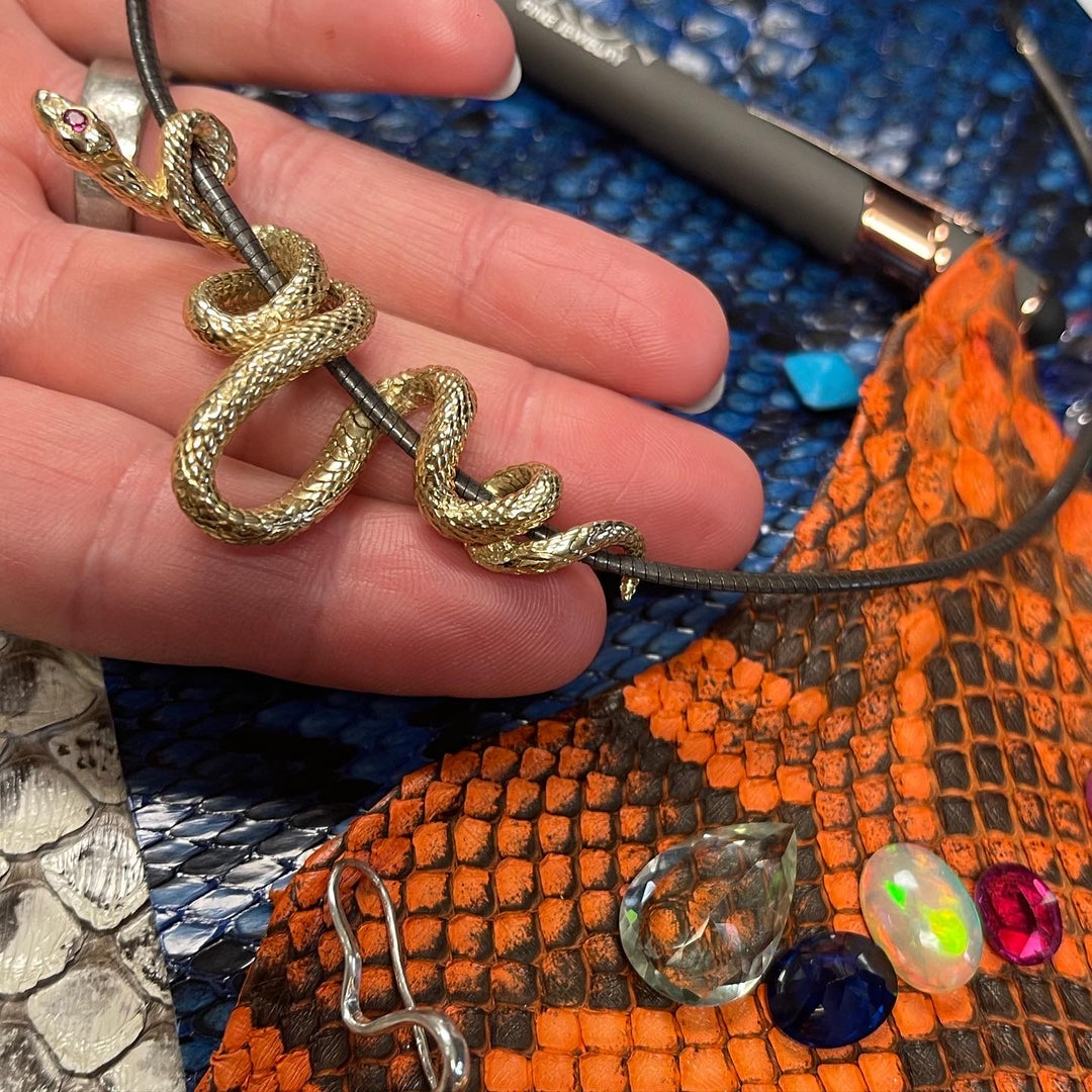 Python Snake Slide Pendant – A. JARON Fine Jewelry