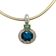 Aurora Slide Omega Necklace