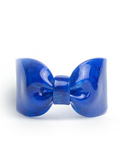 Candy Ribbon Cuff Bracelet Blue Marble
