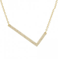 Diamond 14kt Gold Initial Necklace