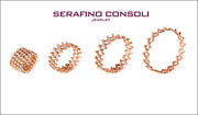 SERAFINO CONSOLI - WHITE Diamonds ROSE Gold -  RMS 7F2 RG WD